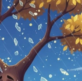 कांच  की पत्तियाँ