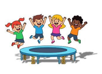 Children jumping